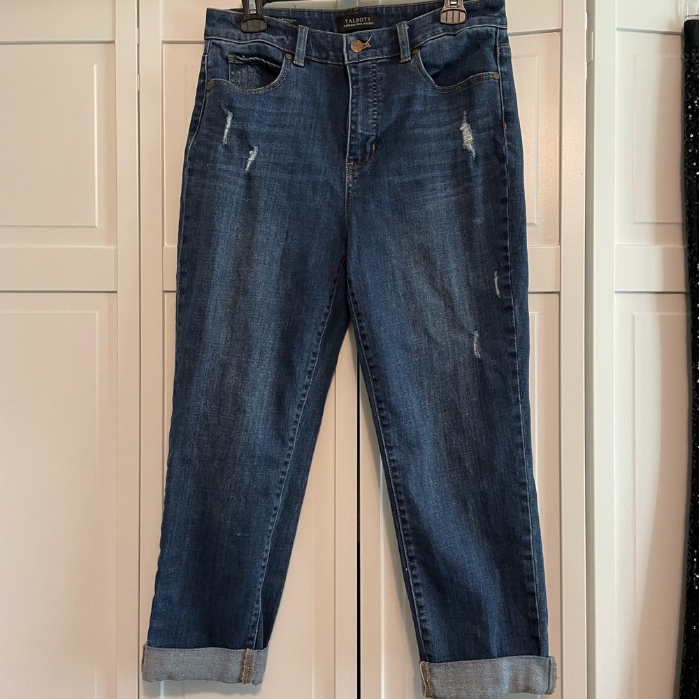 Talbots Dark Blue Ankle Jeans